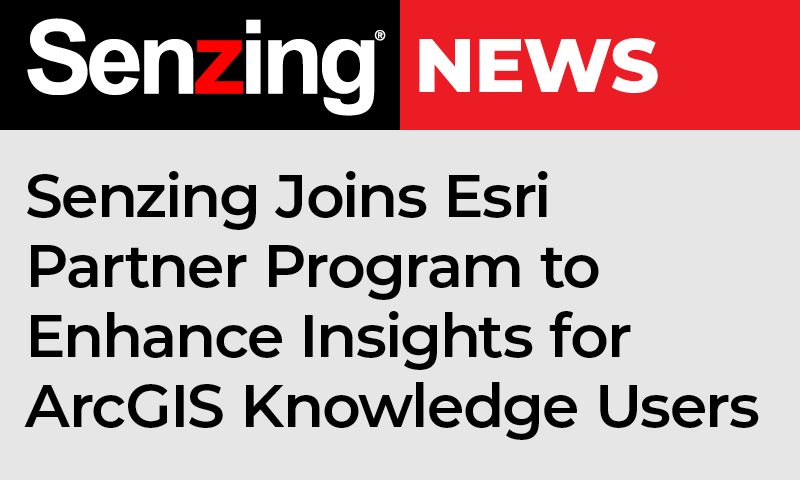 Senzing joins esri partner program to enhance insights for arcgis knowledge users