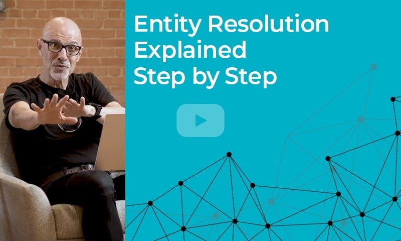 Entity resolution explained step by step - data matching