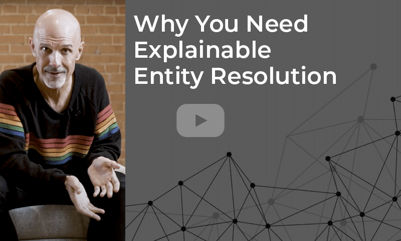 Why you need explainable entity resolution - record matching