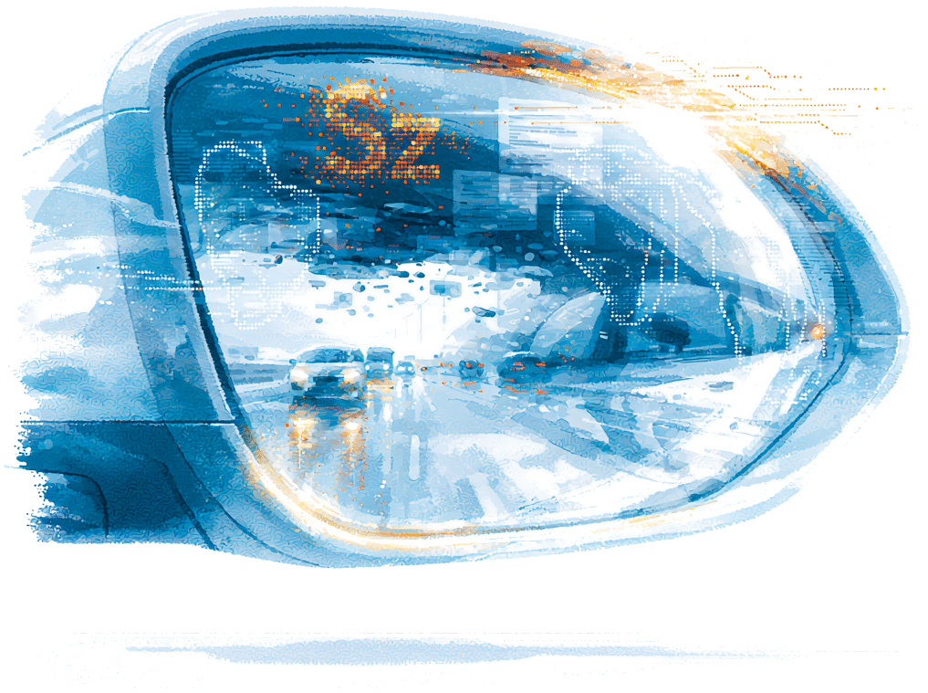 Entity resolution as a blind-spot mirror, with identity data revealed in the reflection