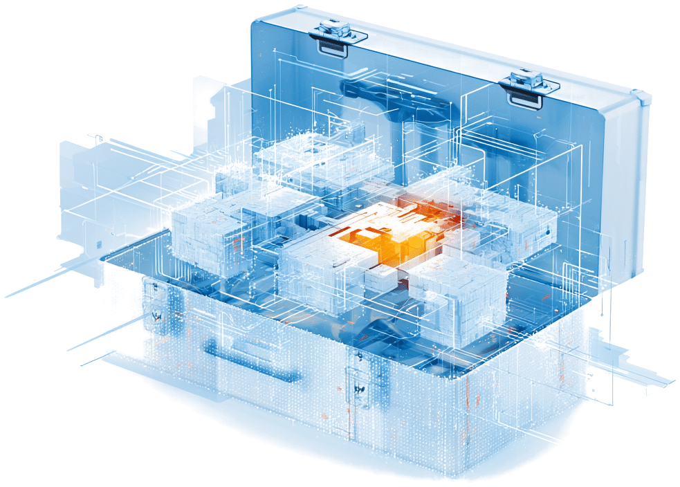 An open toolbox of interlocking software and data modules