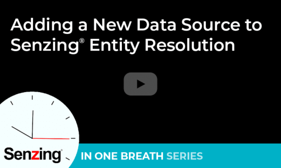 Adding a New Data Source to Senzing Entity Resolution