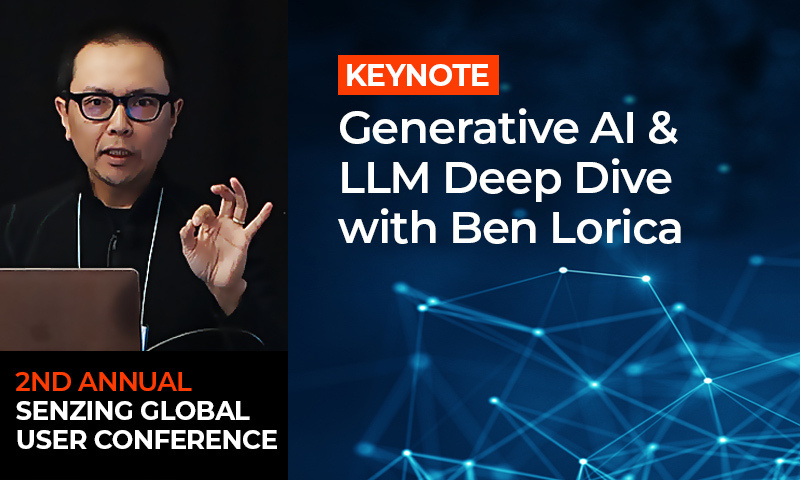 Ben Lorica | Generative AI LLM Senzing User Conference