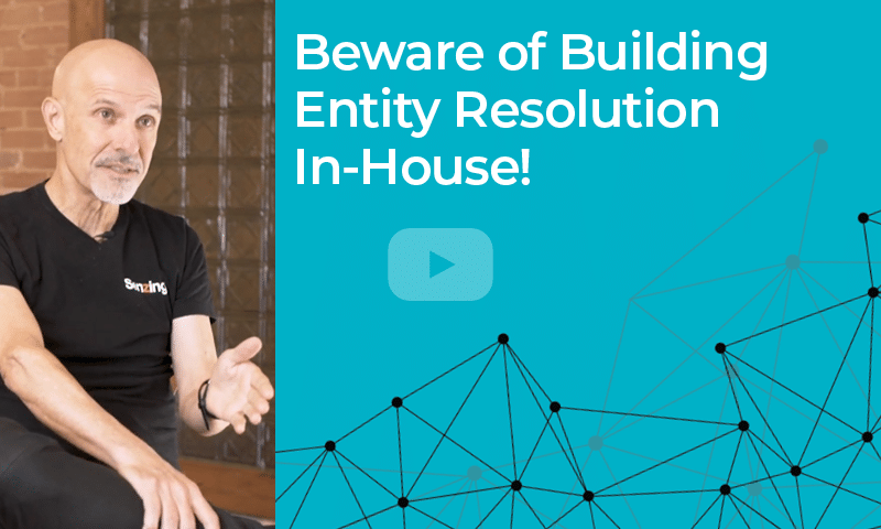 Beware of Building Entity Resolution In House