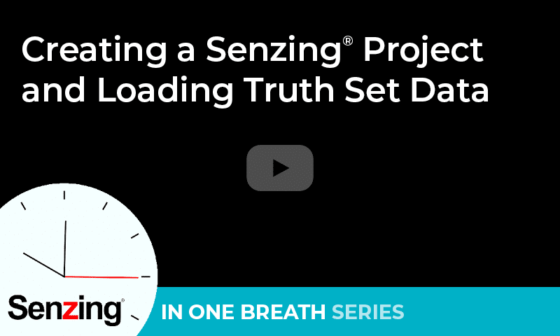 In One Breath | Creating a Project Loading Truth Set Data