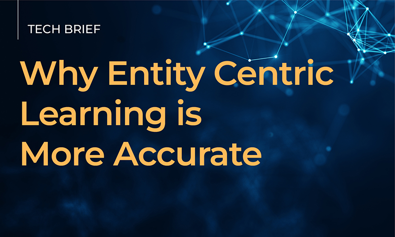 Why Entity Centric Learning is More Accurate